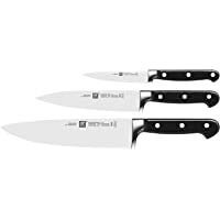Zwilling PROFESSIONAL S - Set de 3 cuchillos- puntilla- fileteador y cebollero- acero inoxidable
